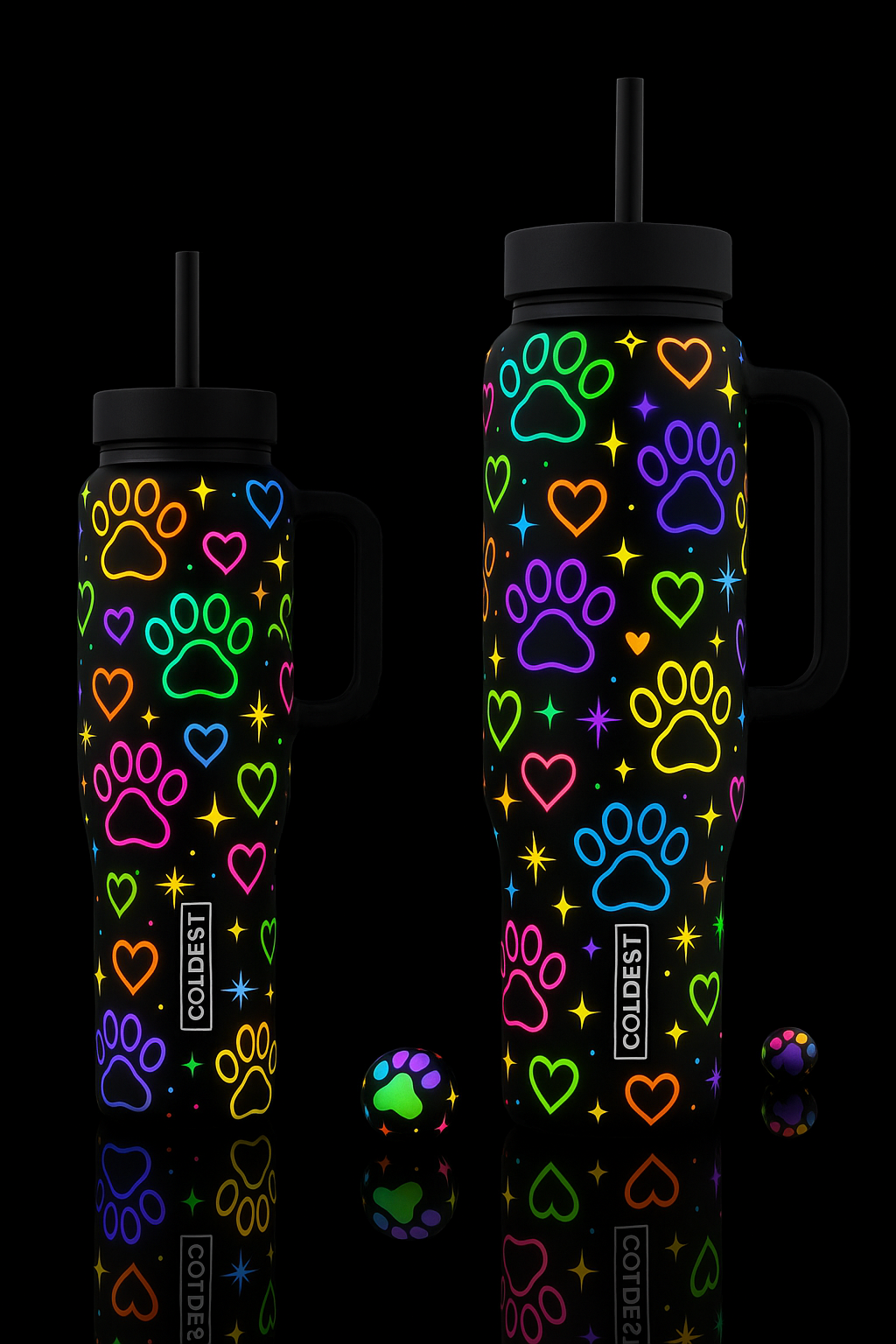 Neon 6 water bottle design