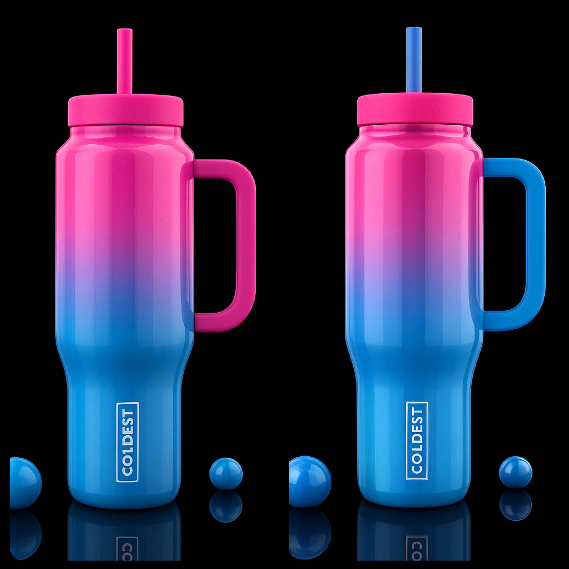 Harley Q water bottle design
