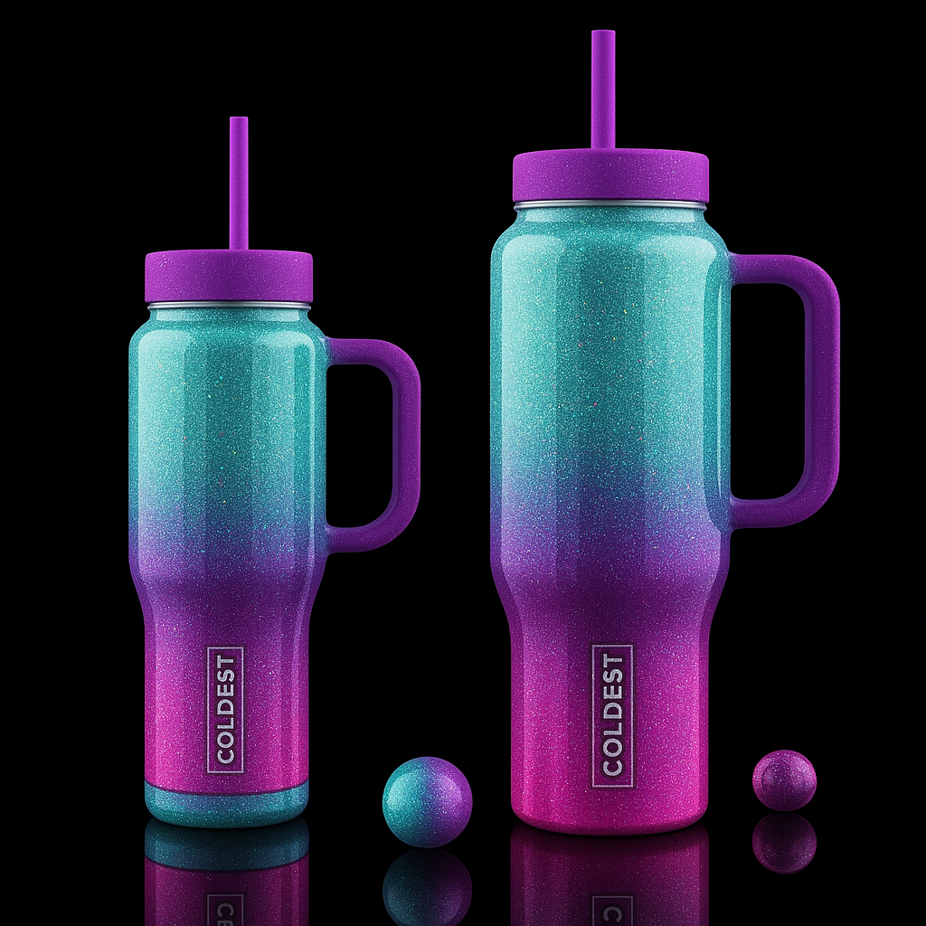 Mermaid dream water bottle design