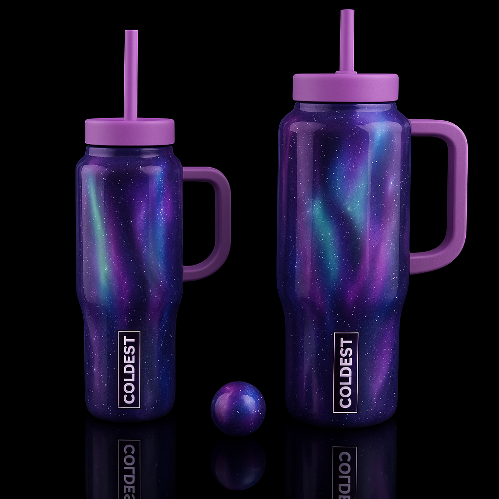Aurora sky 2 water bottle design