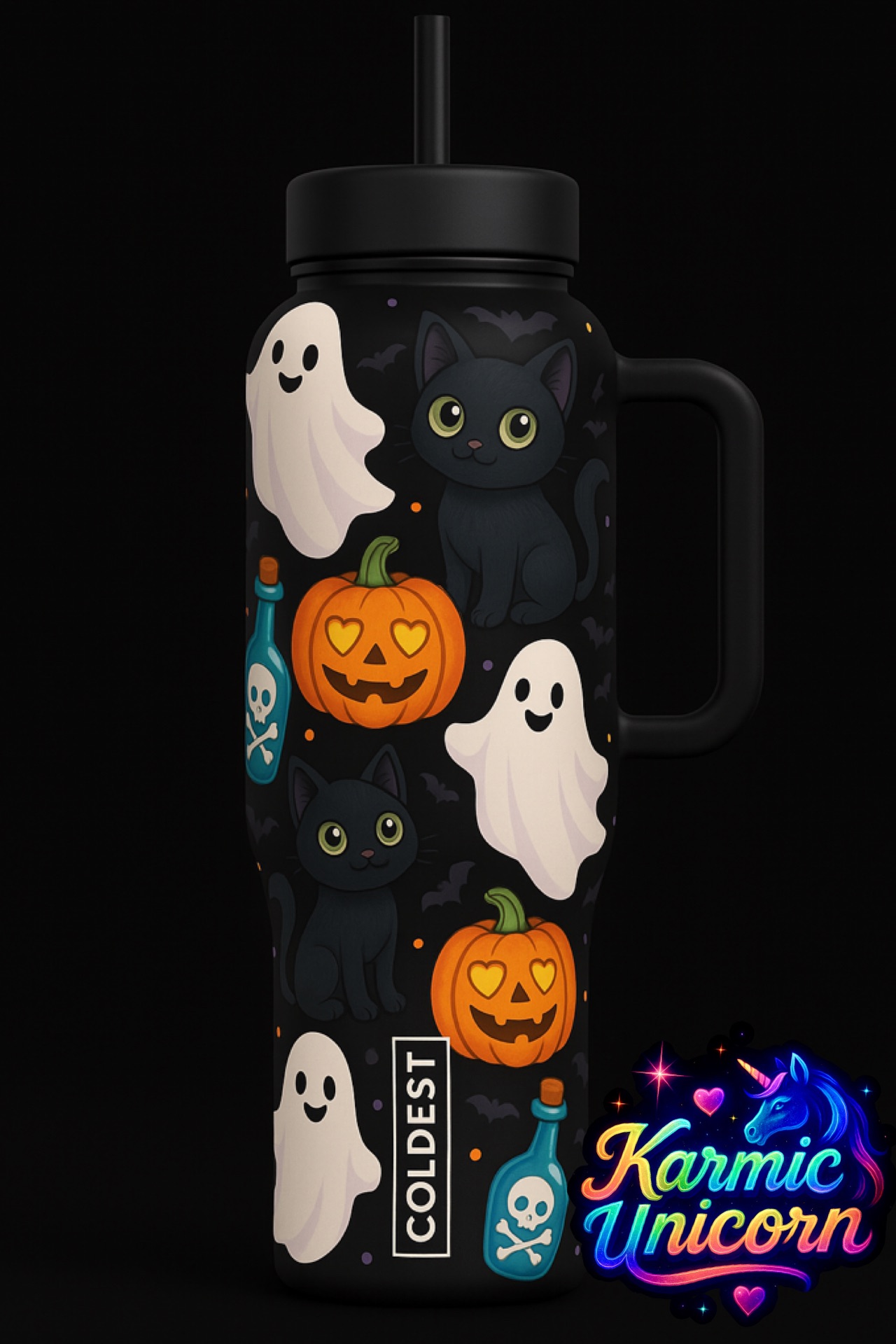 Wickedly Cute water bottle design