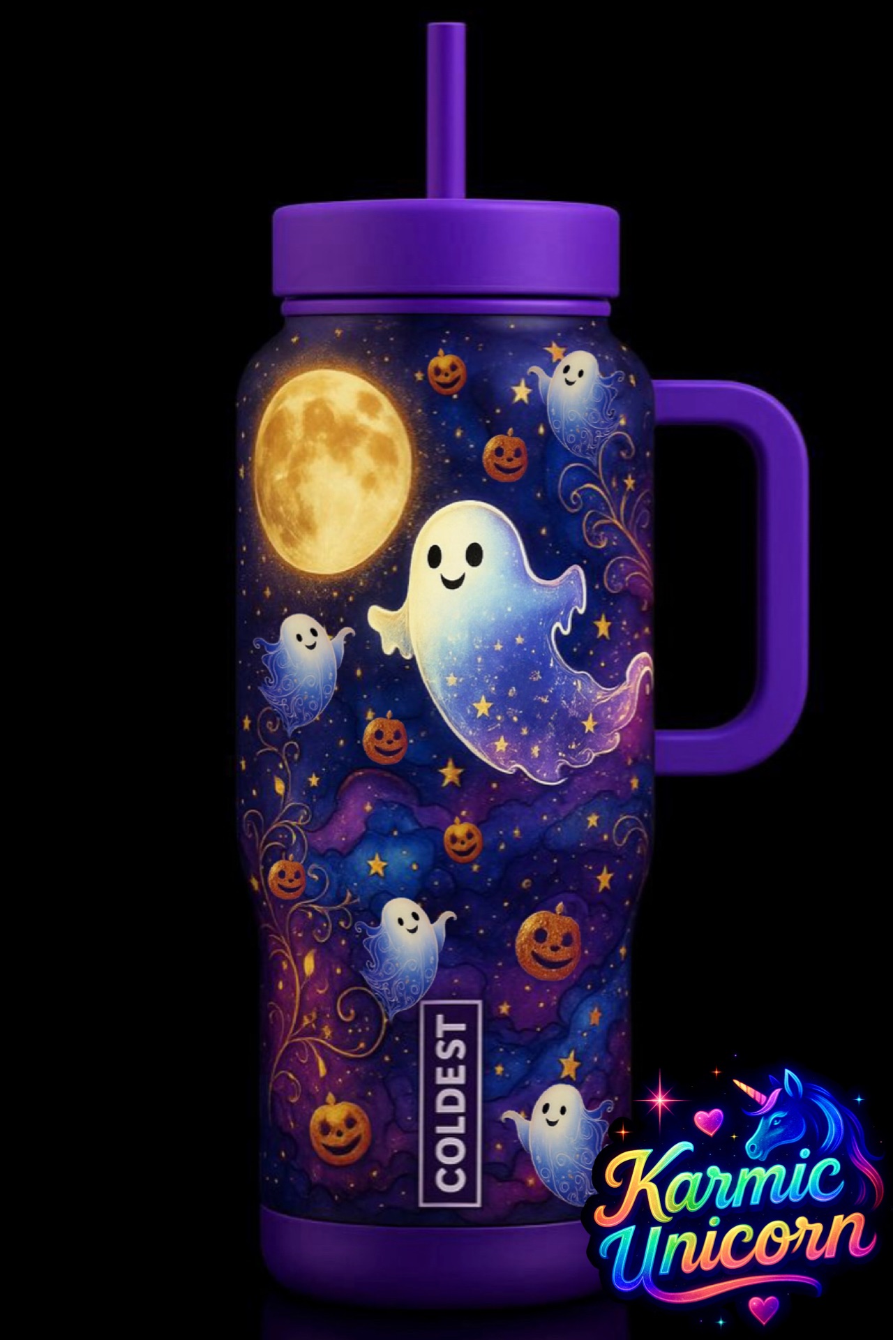 Boo-tiful Night water bottle design