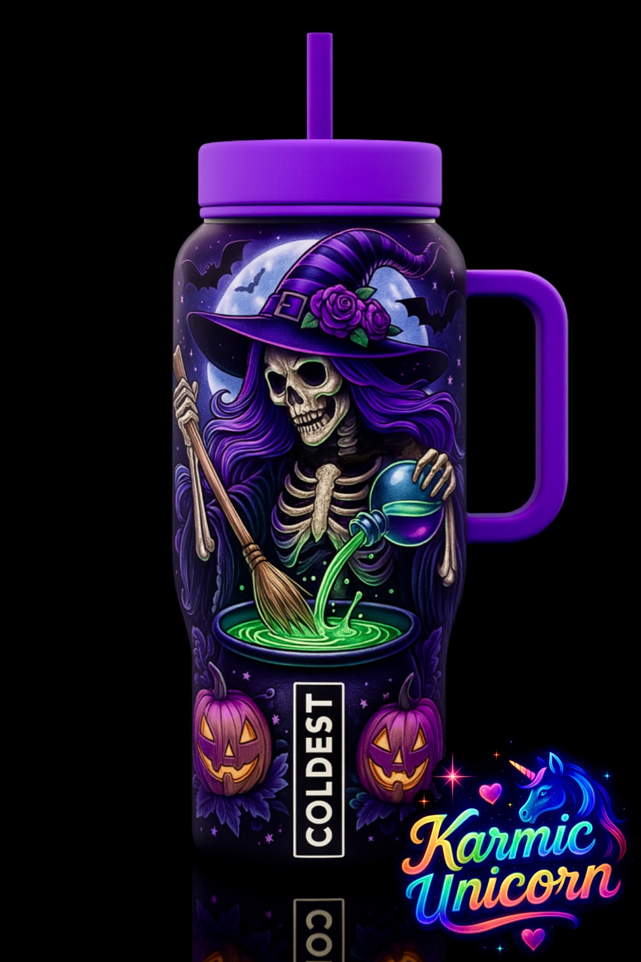 Wicked Brew water bottle design