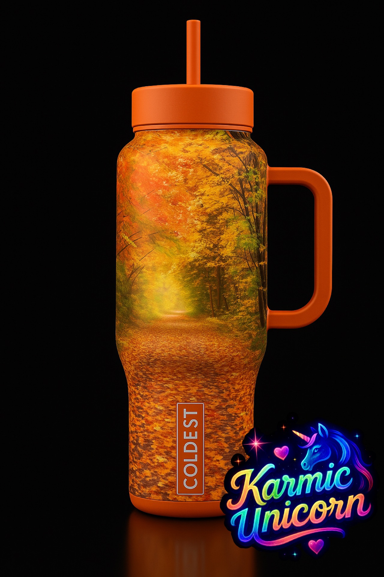 Autumn path *credit ExpeditionX for the picture and idea water bottle design