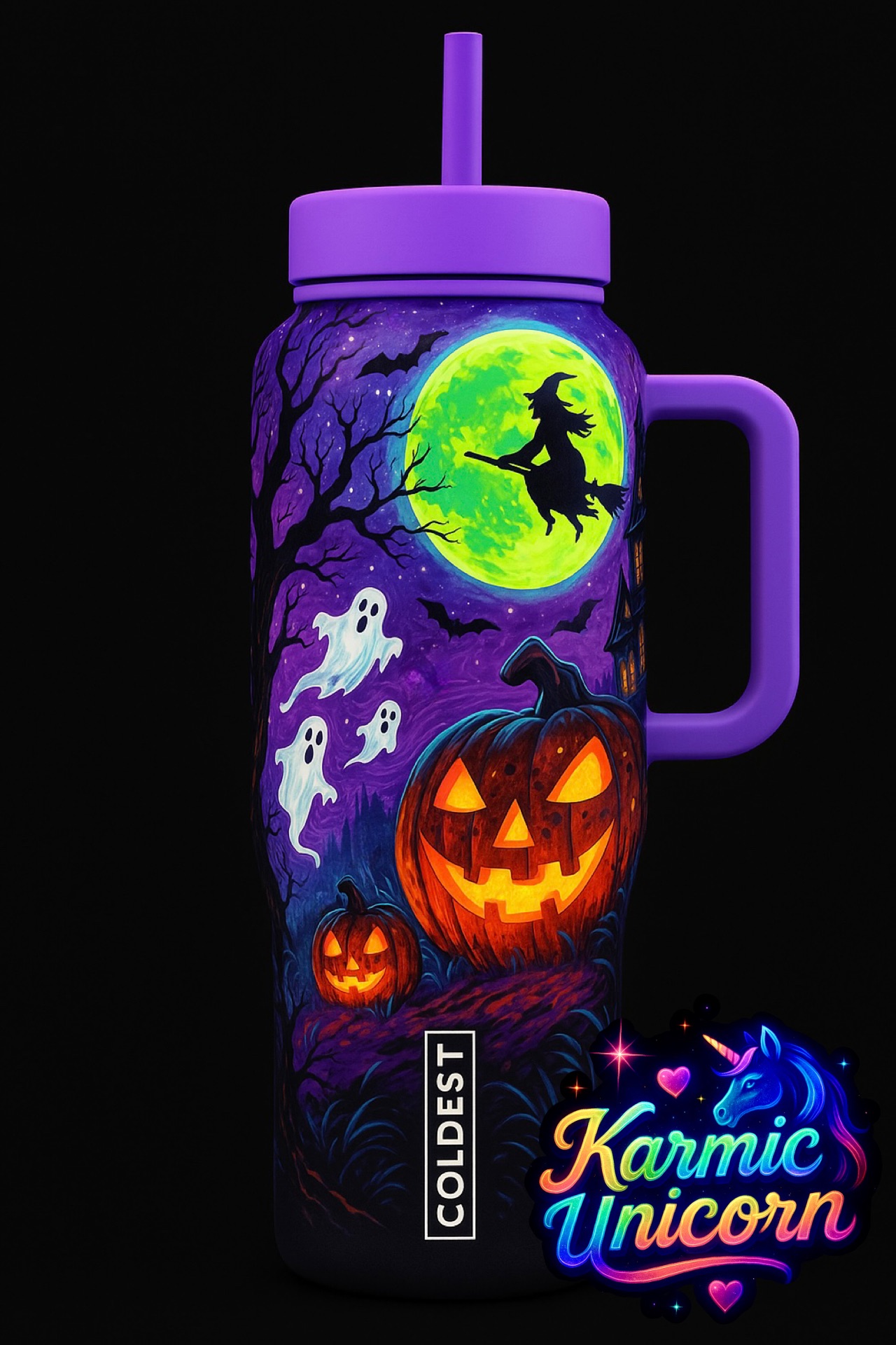 Lunar Spell water bottle design