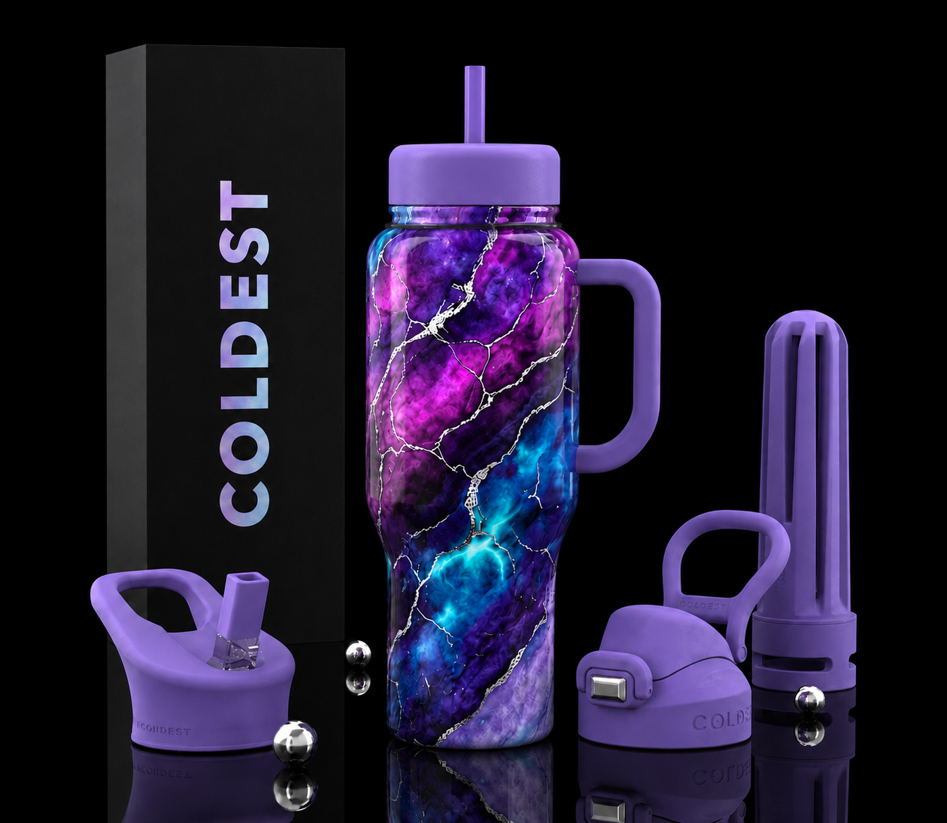 Galaxy Elixir 2 water bottle design
