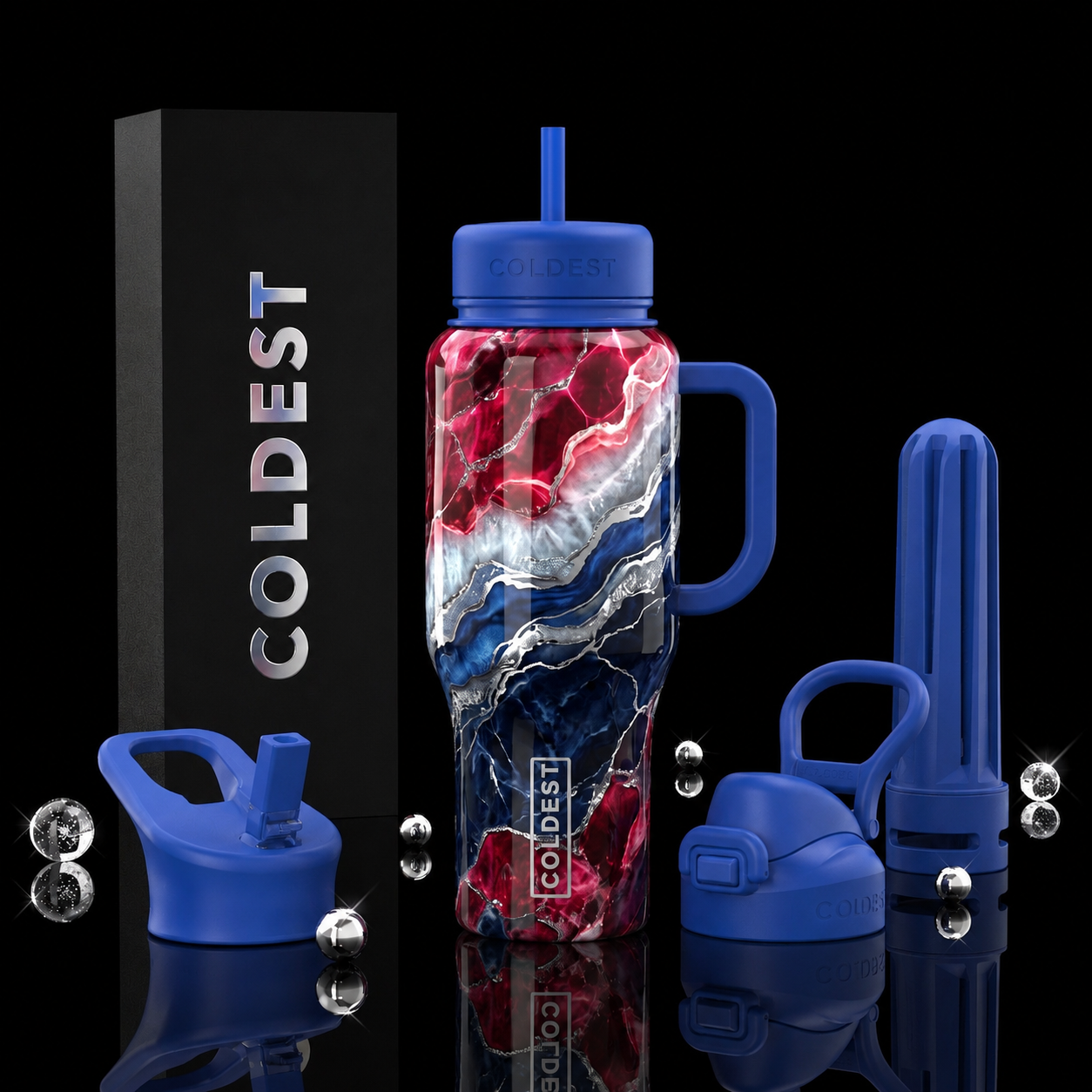 Firecracker Elixir water bottle design
