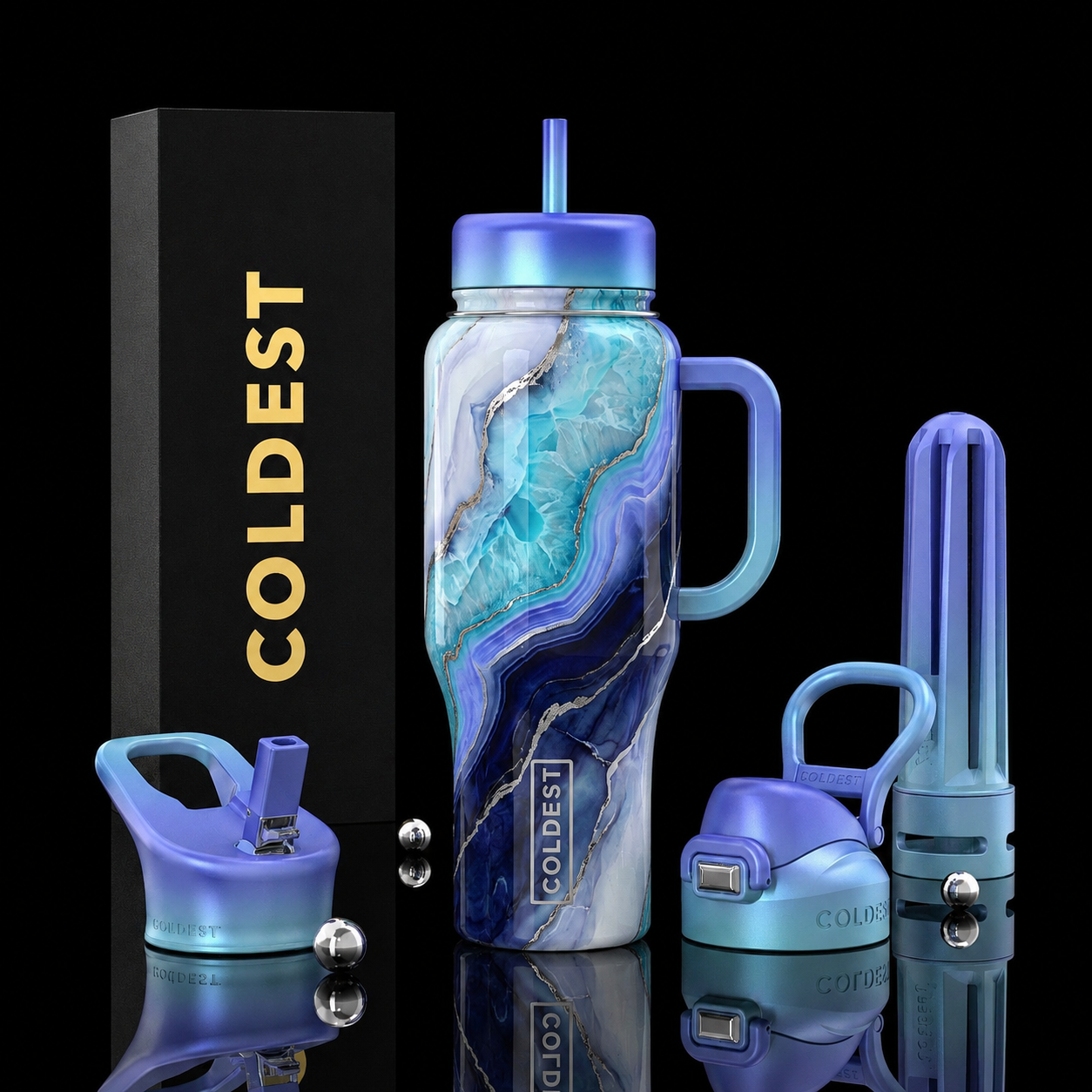 Arctic freeze Elixir water bottle design