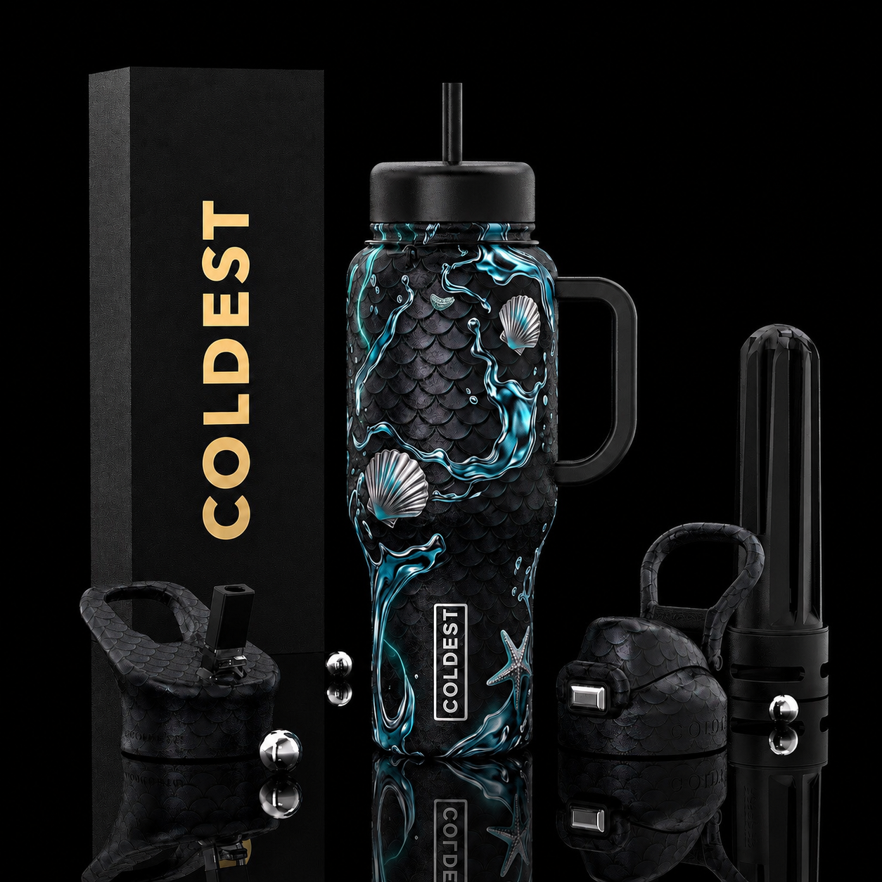Siren’s Whisper water bottle design