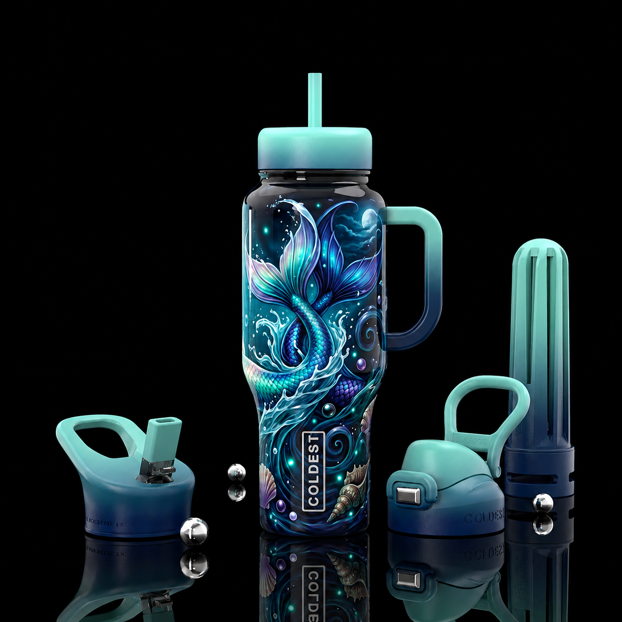 Siren’s Lure water bottle design