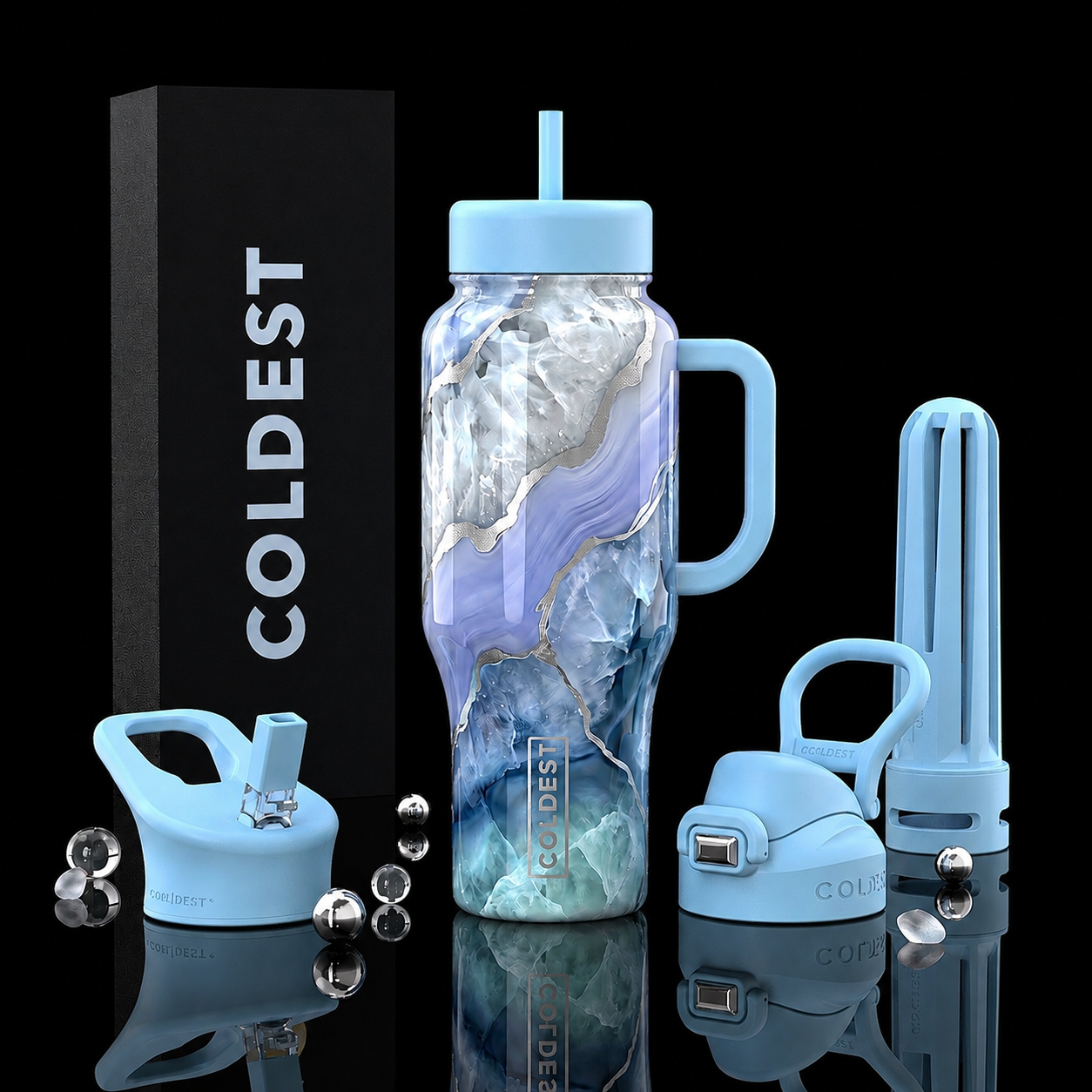 Ice Princess Dream Elixir 2 water bottle design
