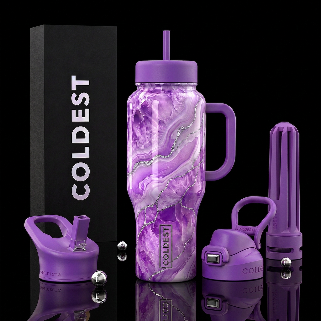 Enchanted Orchid Elixir water bottle design