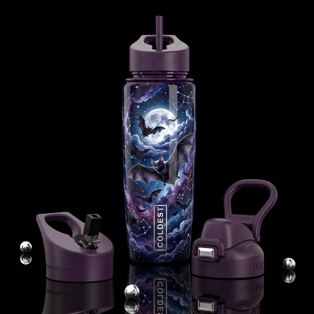 Batmosphere water bottle design