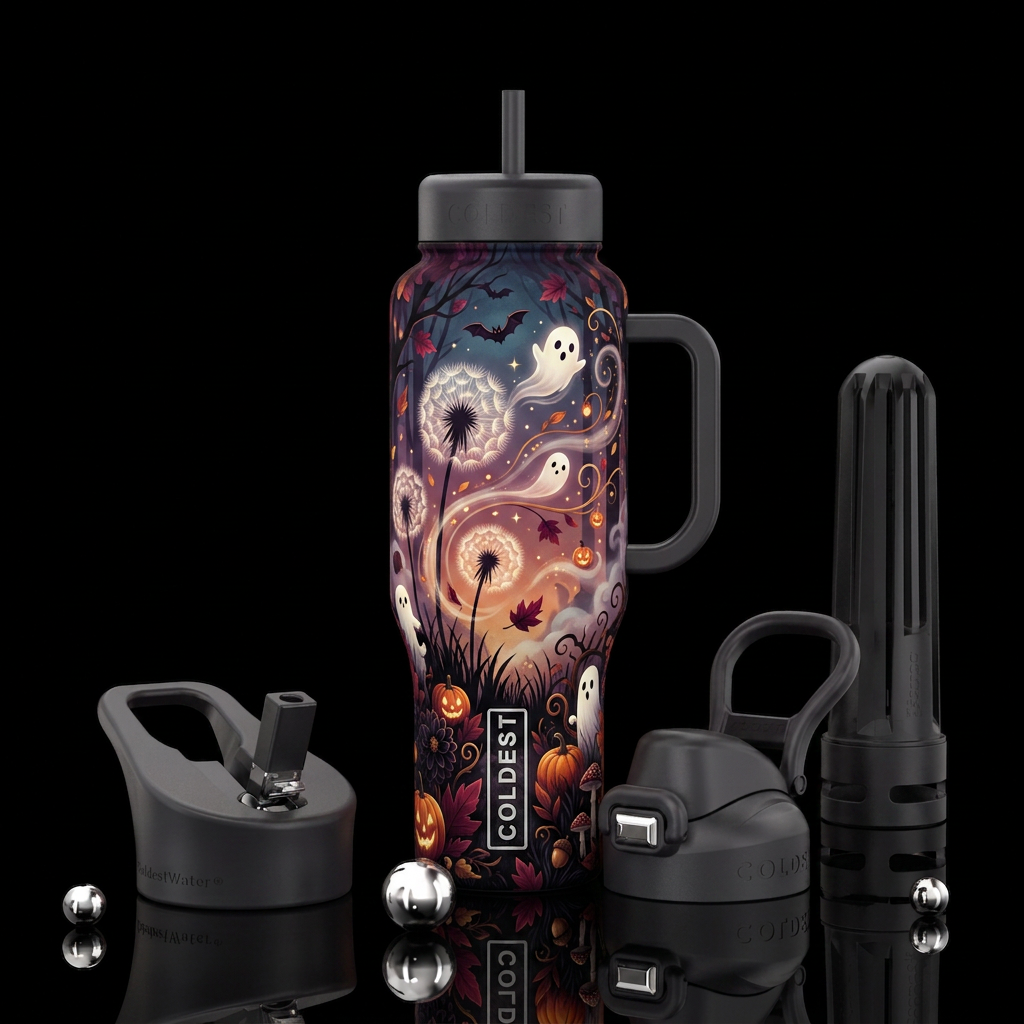 Boo-tiful Wishes water bottle design