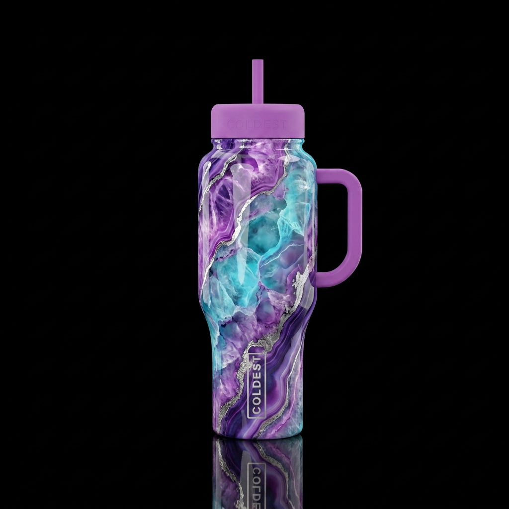 Enchanted Tides Elixir water bottle design
