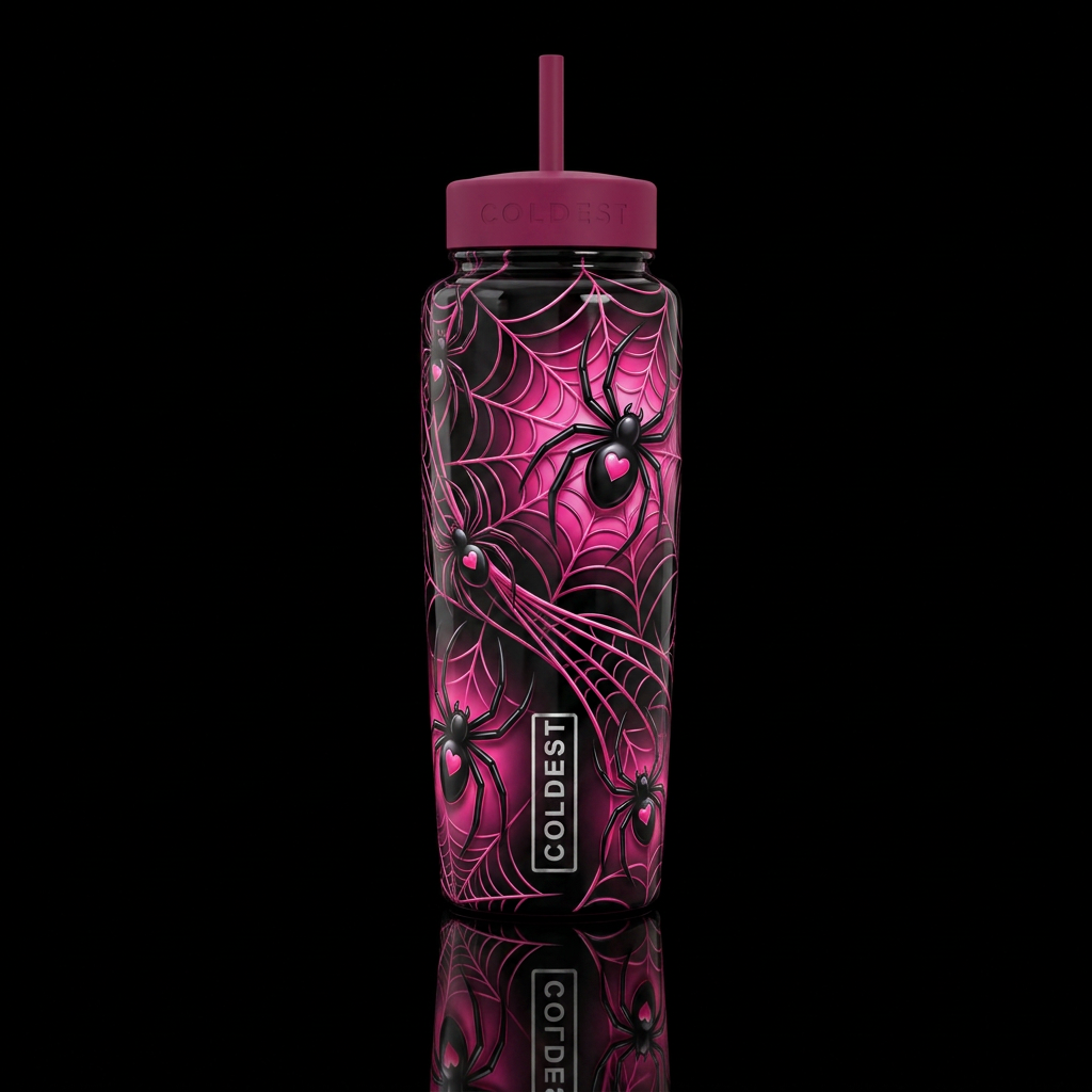 Venomous Valentine water bottle design