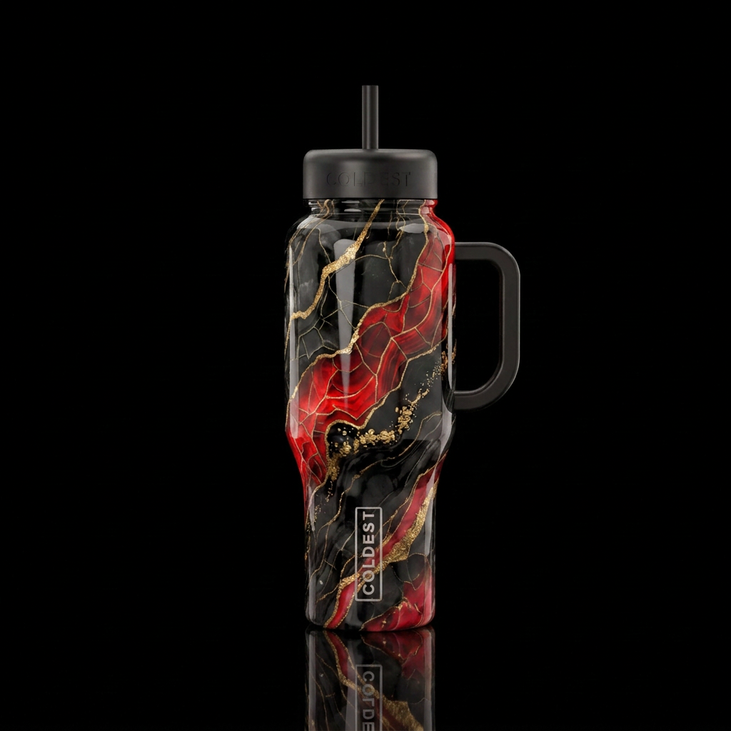 Crimson Fusion elixir water bottle design