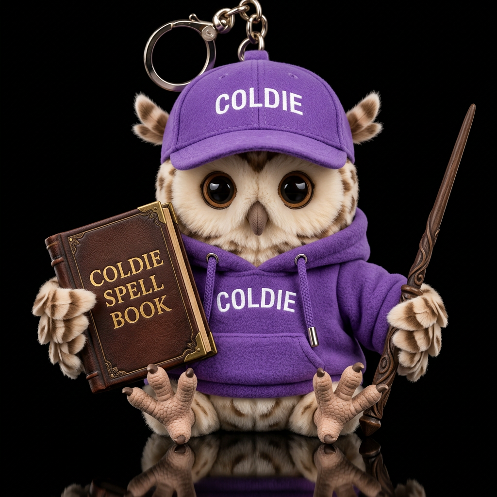 Owlie the coldie water bottle design