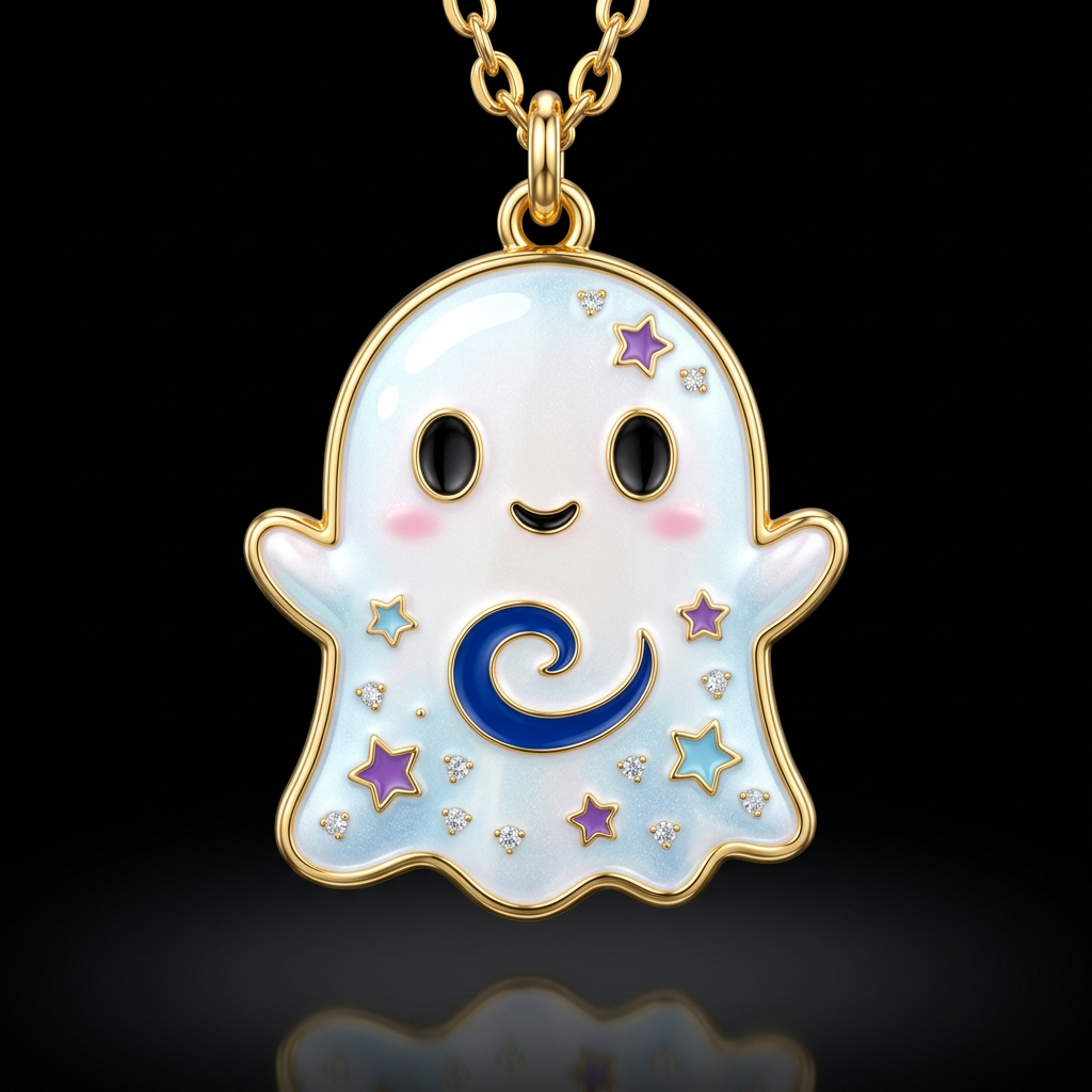 Cute ghost water bottle design