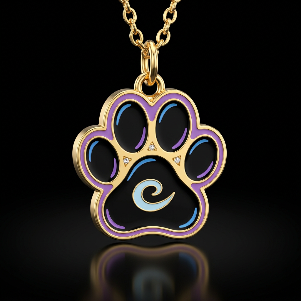 Paw water bottle design