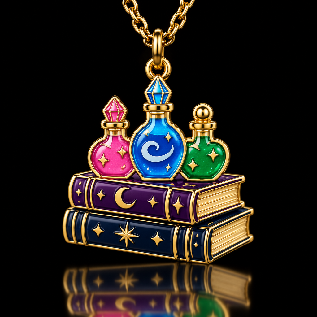 Enchanting Spells water bottle design
