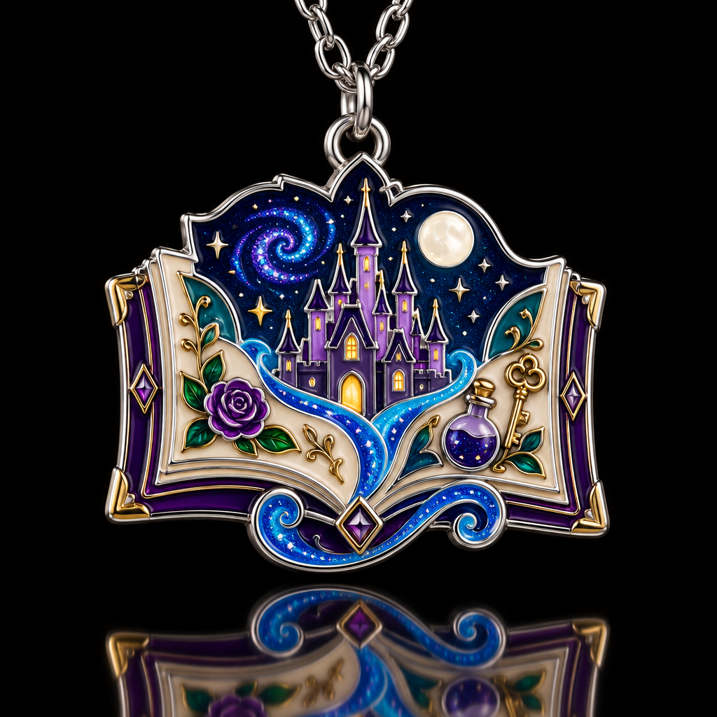 Magical castle water bottle design