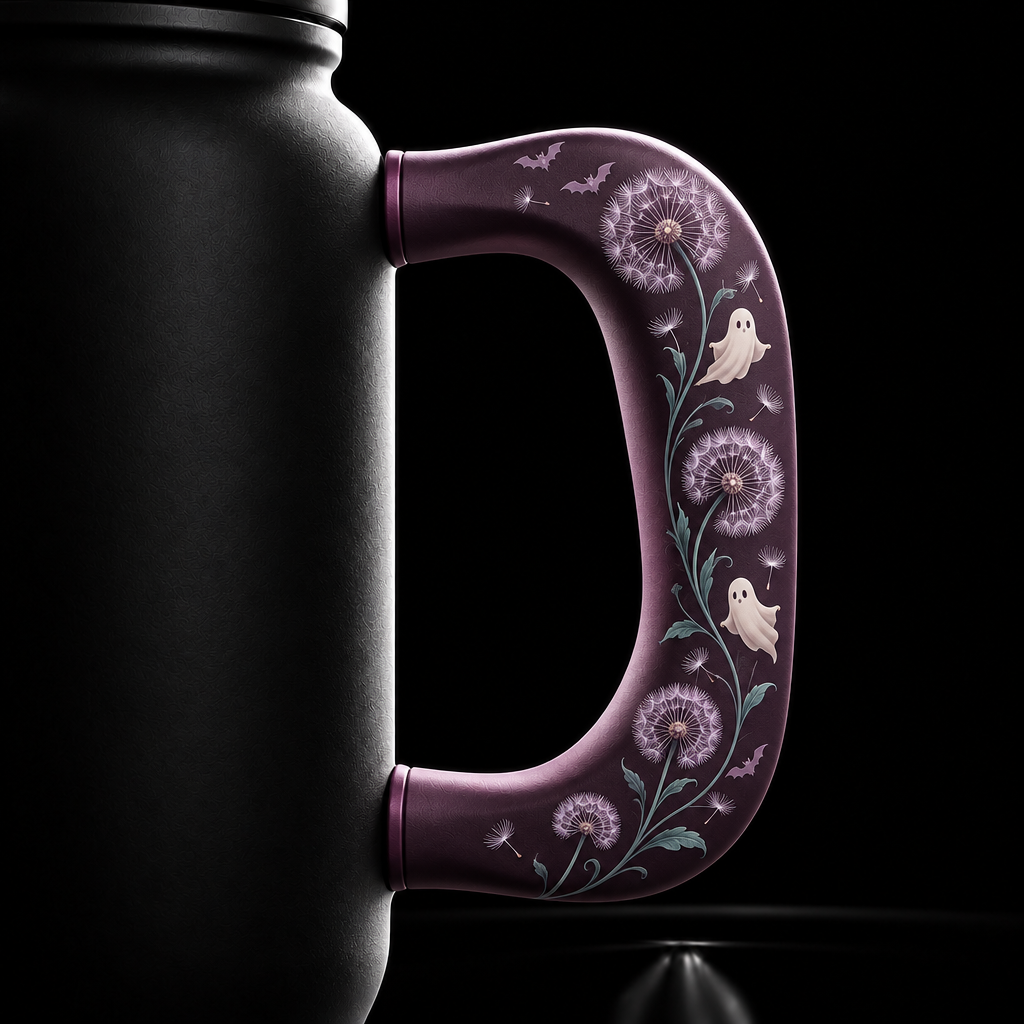 Wish upon a ghost water bottle design
