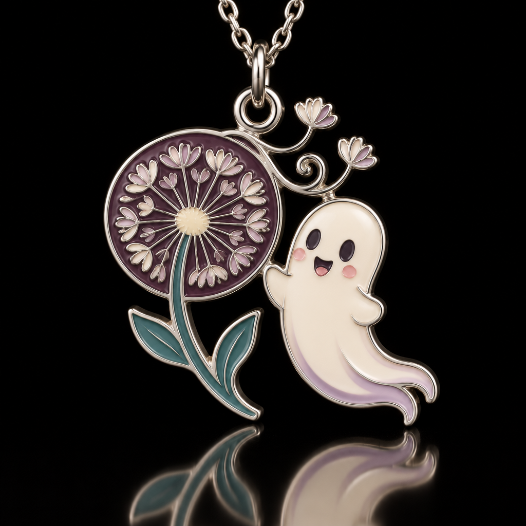 Wish upon a ghost water bottle design