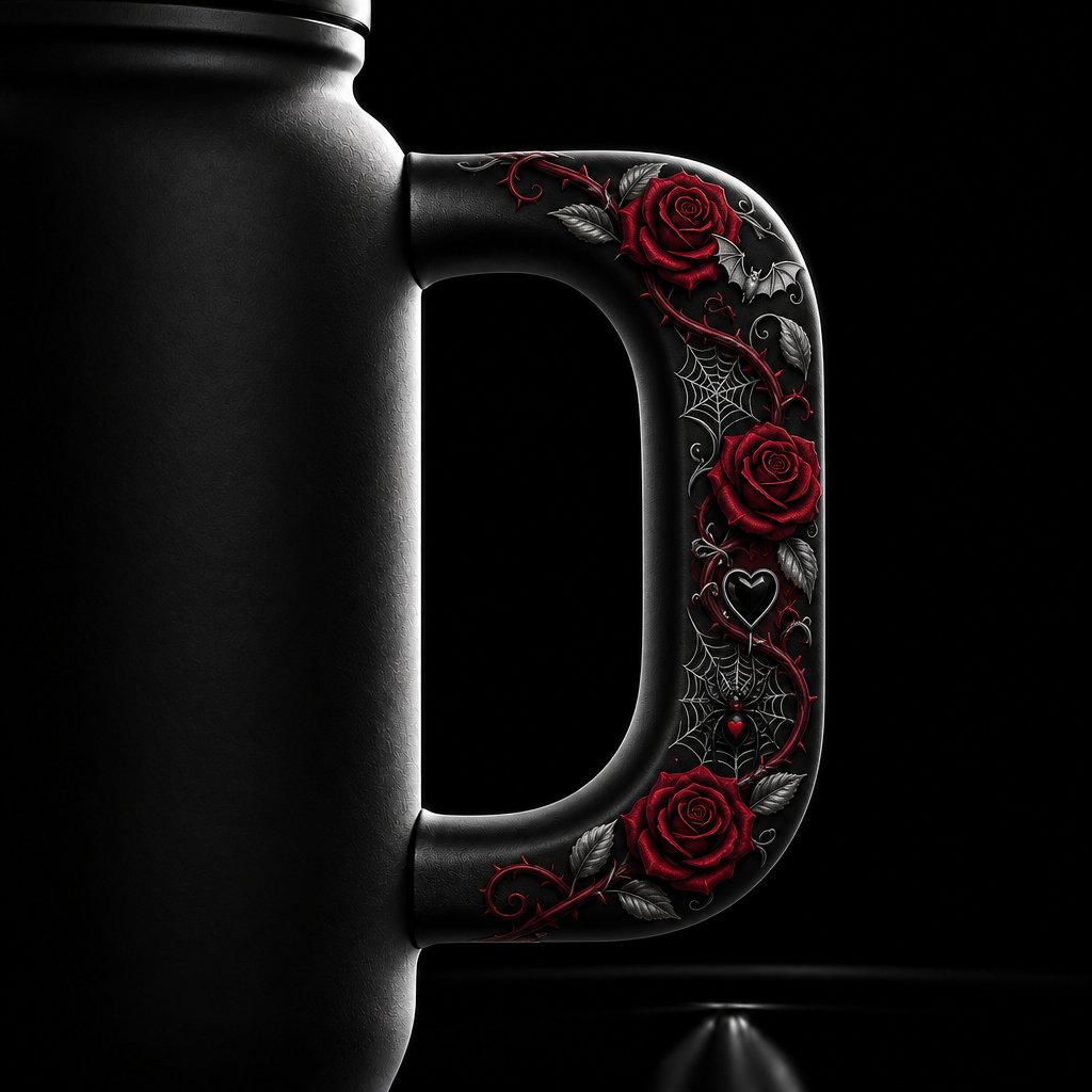 Web of Desire water bottle design