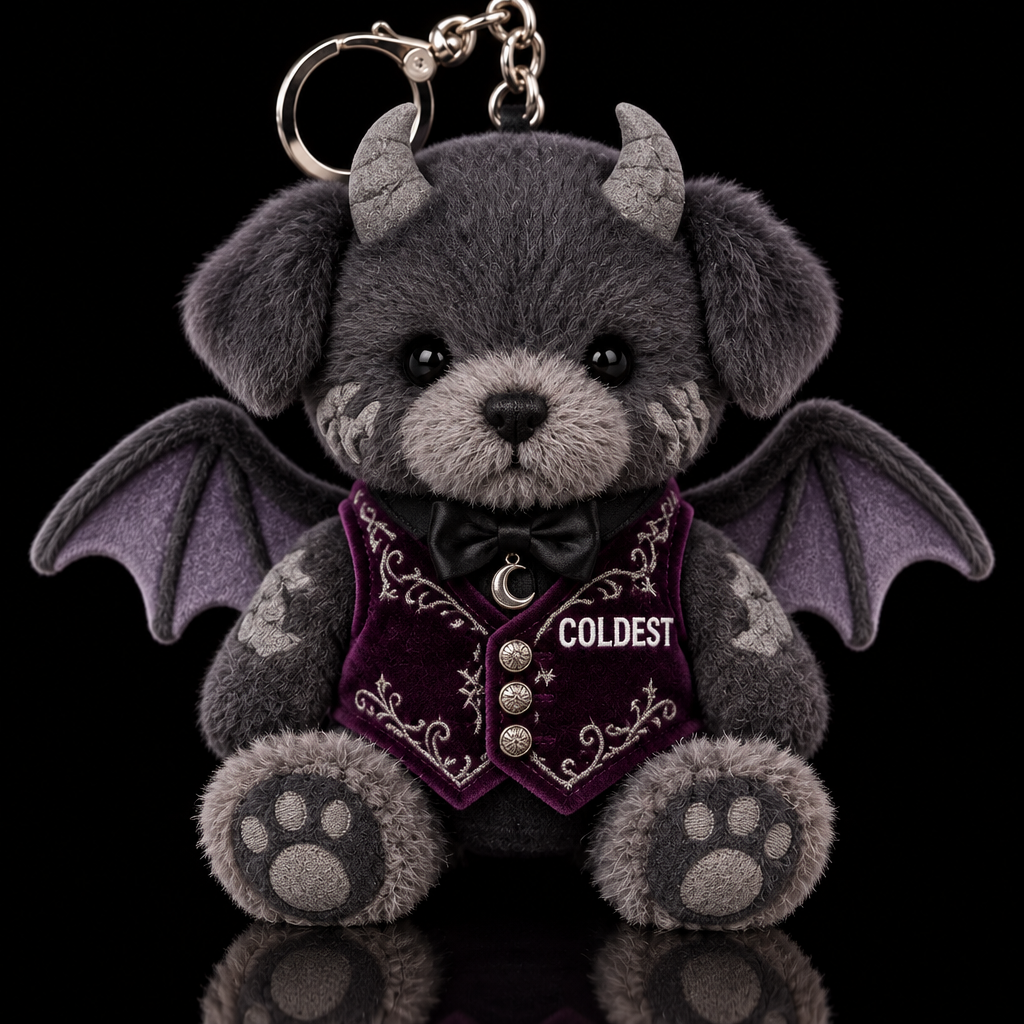 Grimstone (Puppy gargoyle) water bottle design