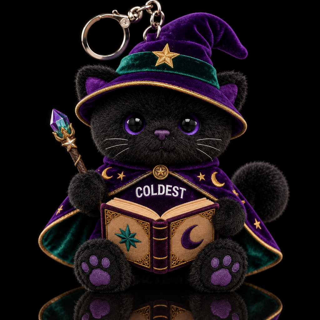 Purrfessor Pawsworth water bottle design