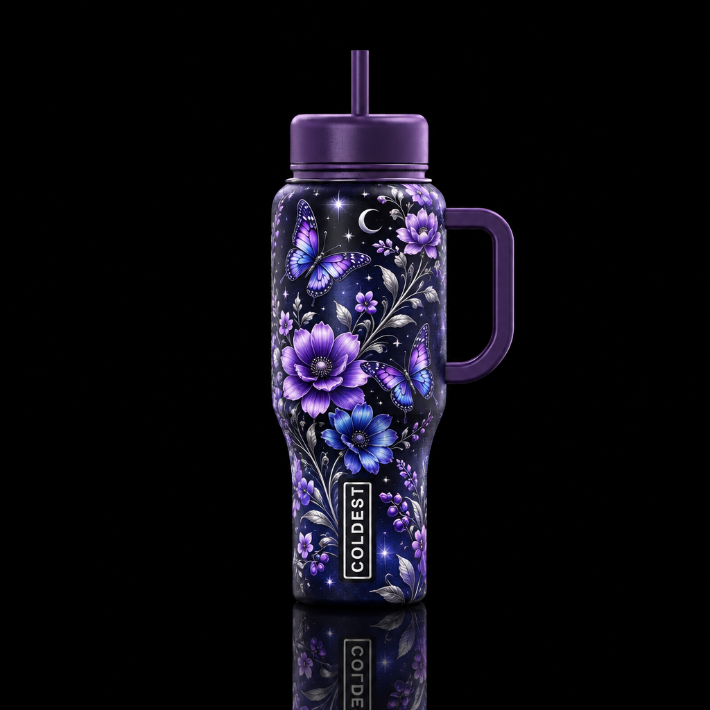Midnight Enchantment water bottle design