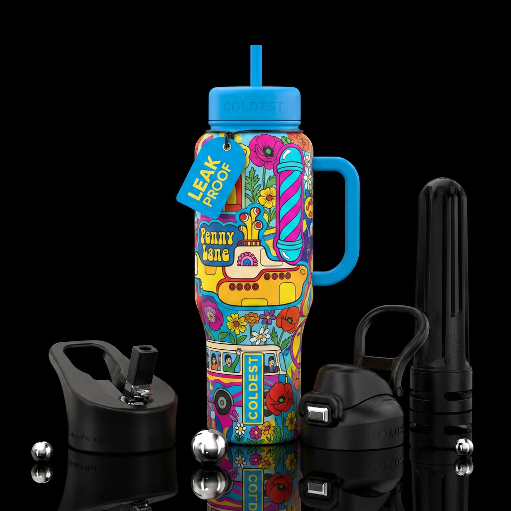Penny Lane water bottle design