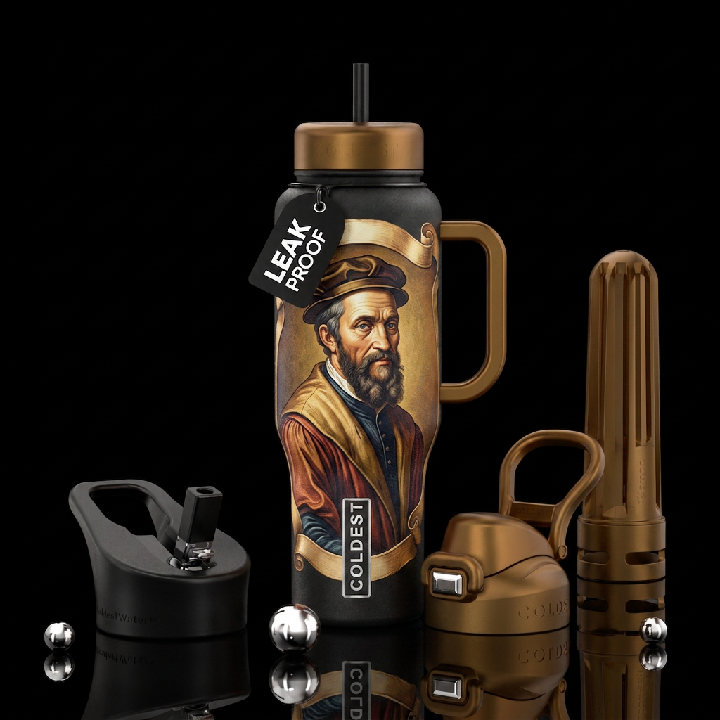 Michelangelo water bottle design