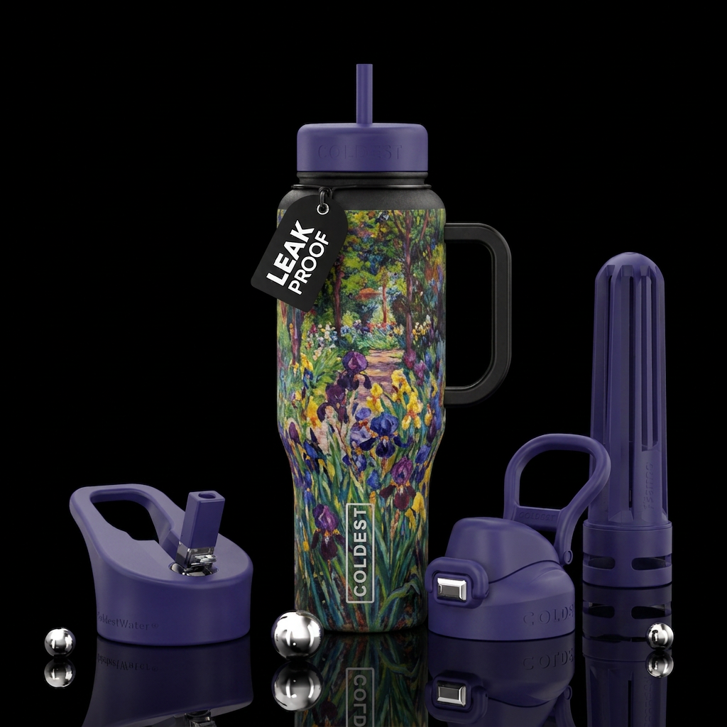 The Amazing Garden water bottle design