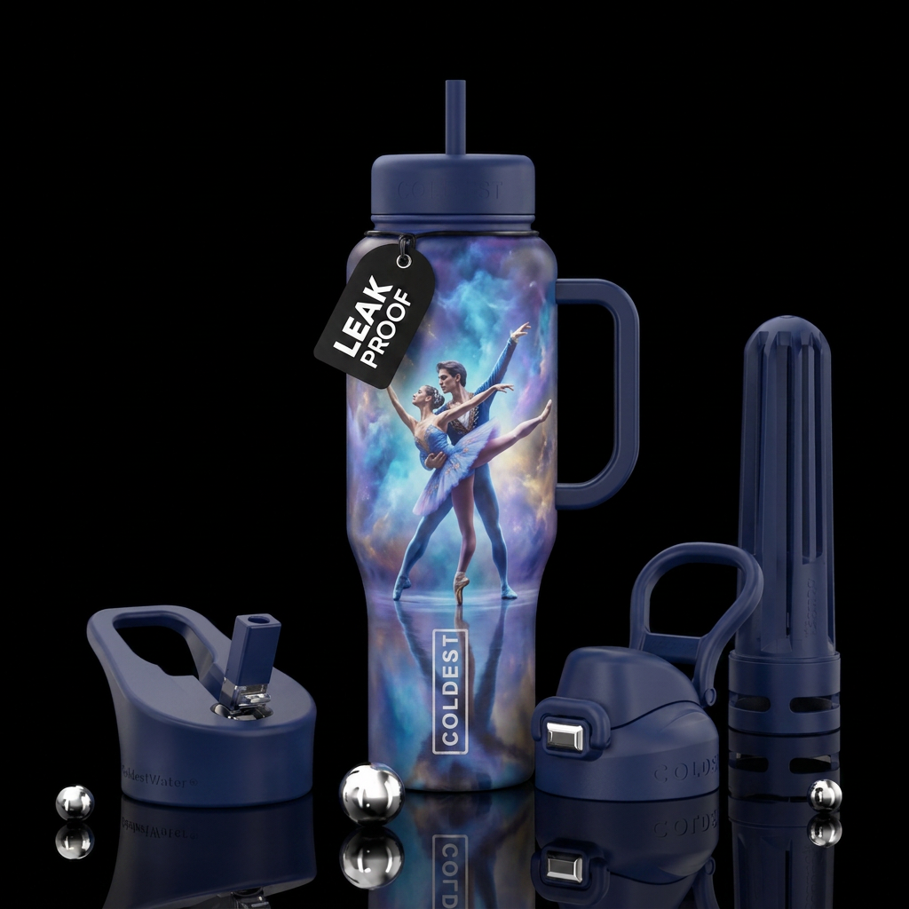 Pas de Deux water bottle design