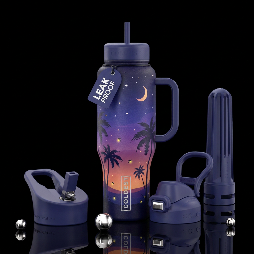 Summer Nights water bottle design