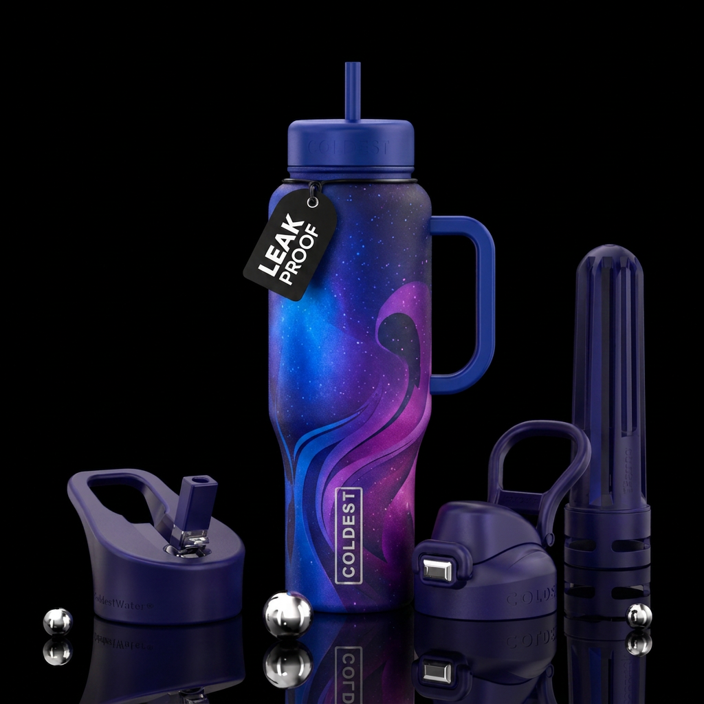 Endless Moments water bottle design