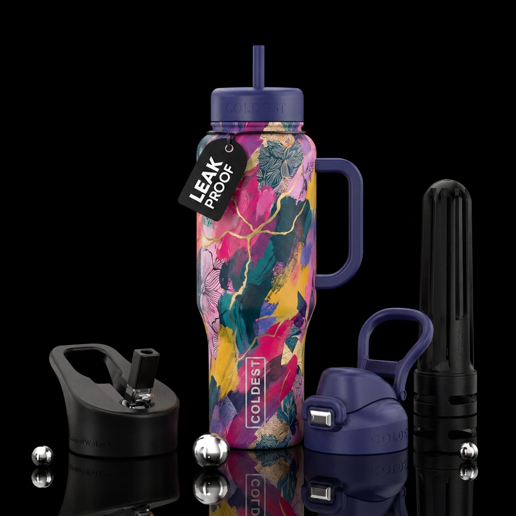 Imperfect Beauty water bottle design