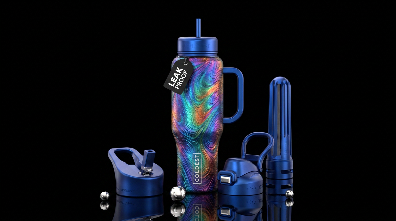 Infinite Radiance #1 water bottle design