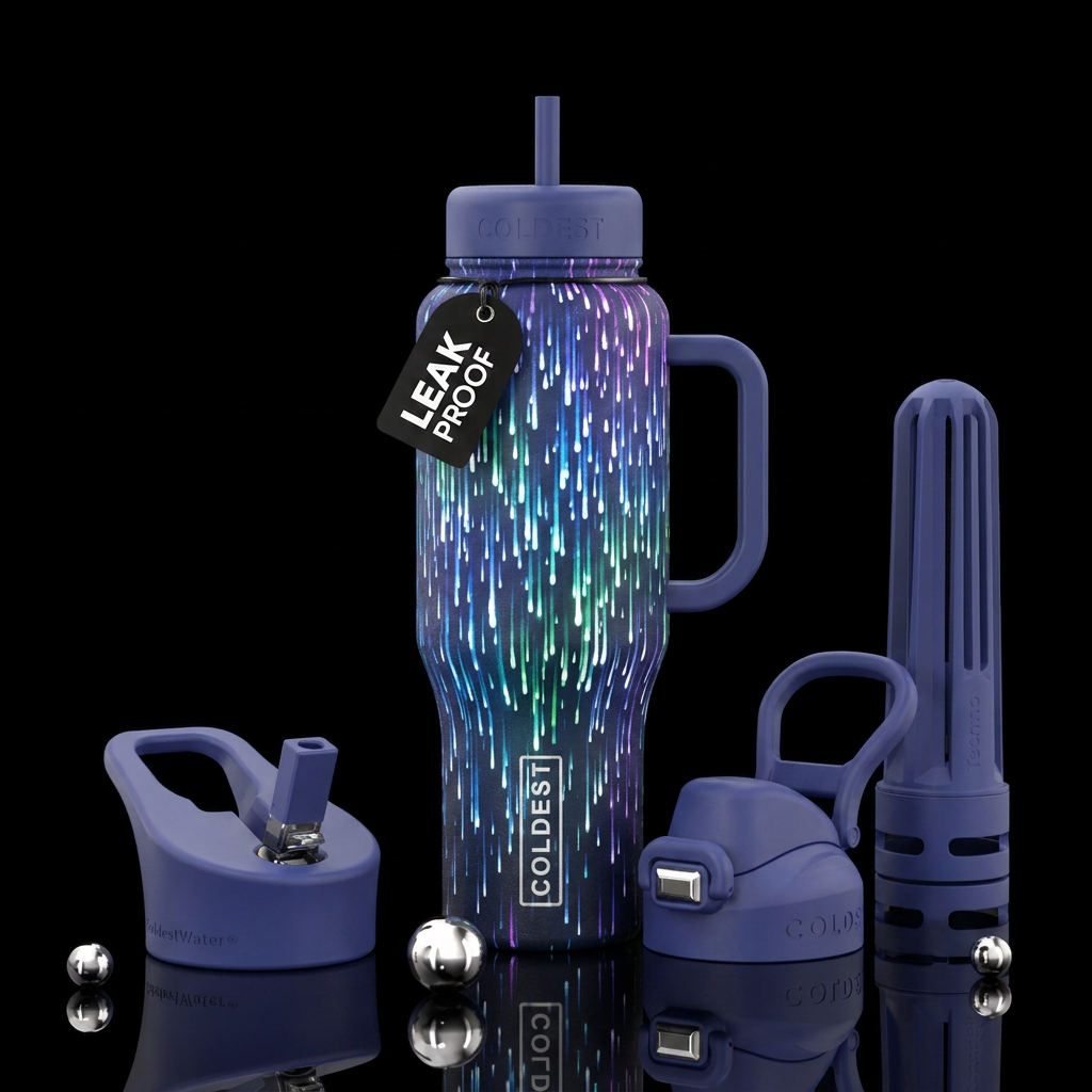 White Rain water bottle design