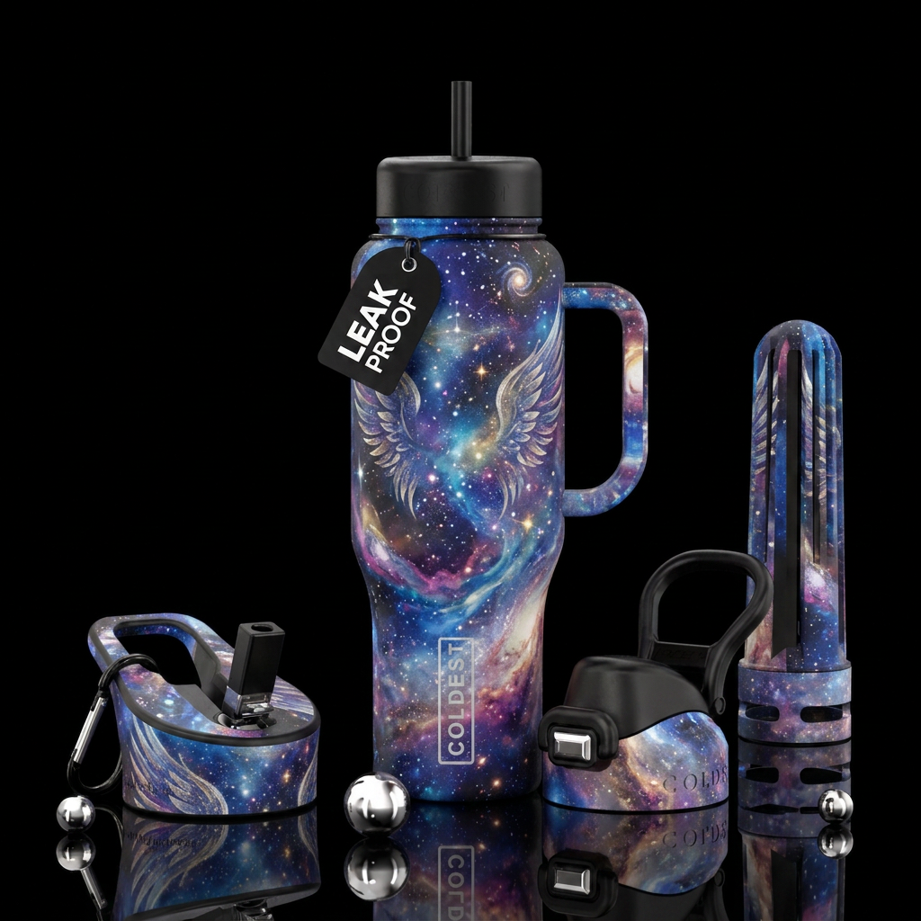 Heaven Sent water bottle design