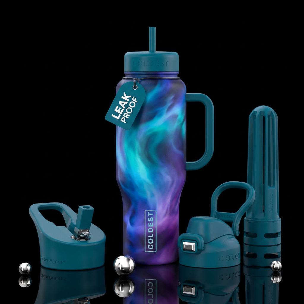 Breathless water bottle design