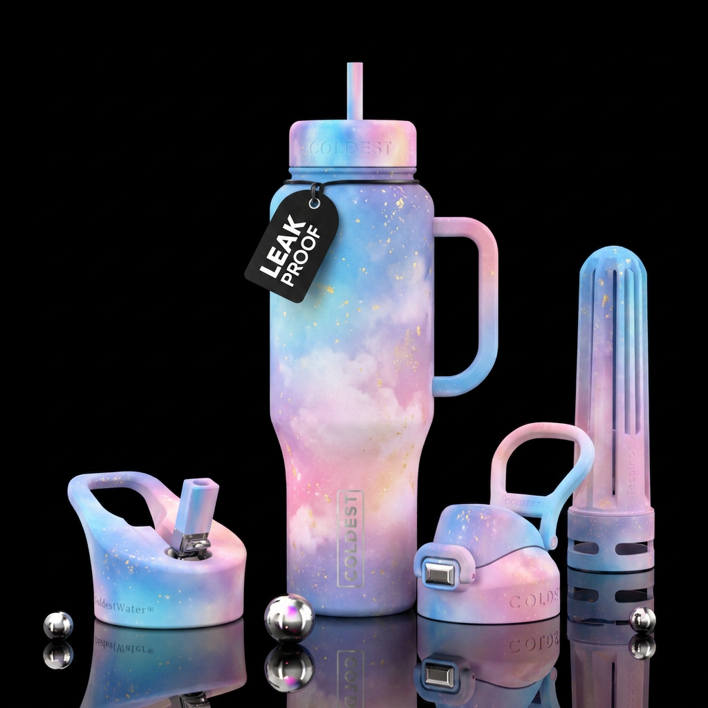 Heavenly Bliss water bottle design