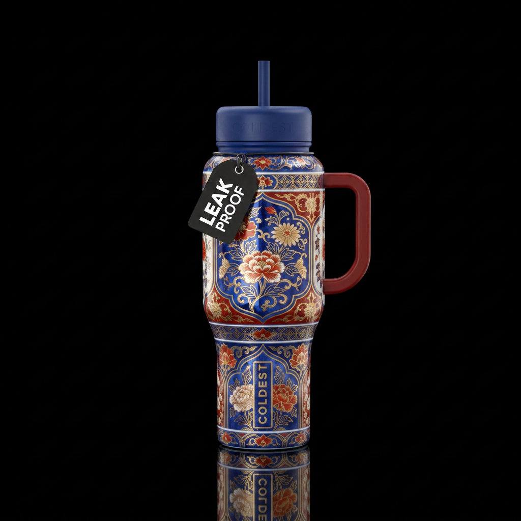 Imari water bottle design