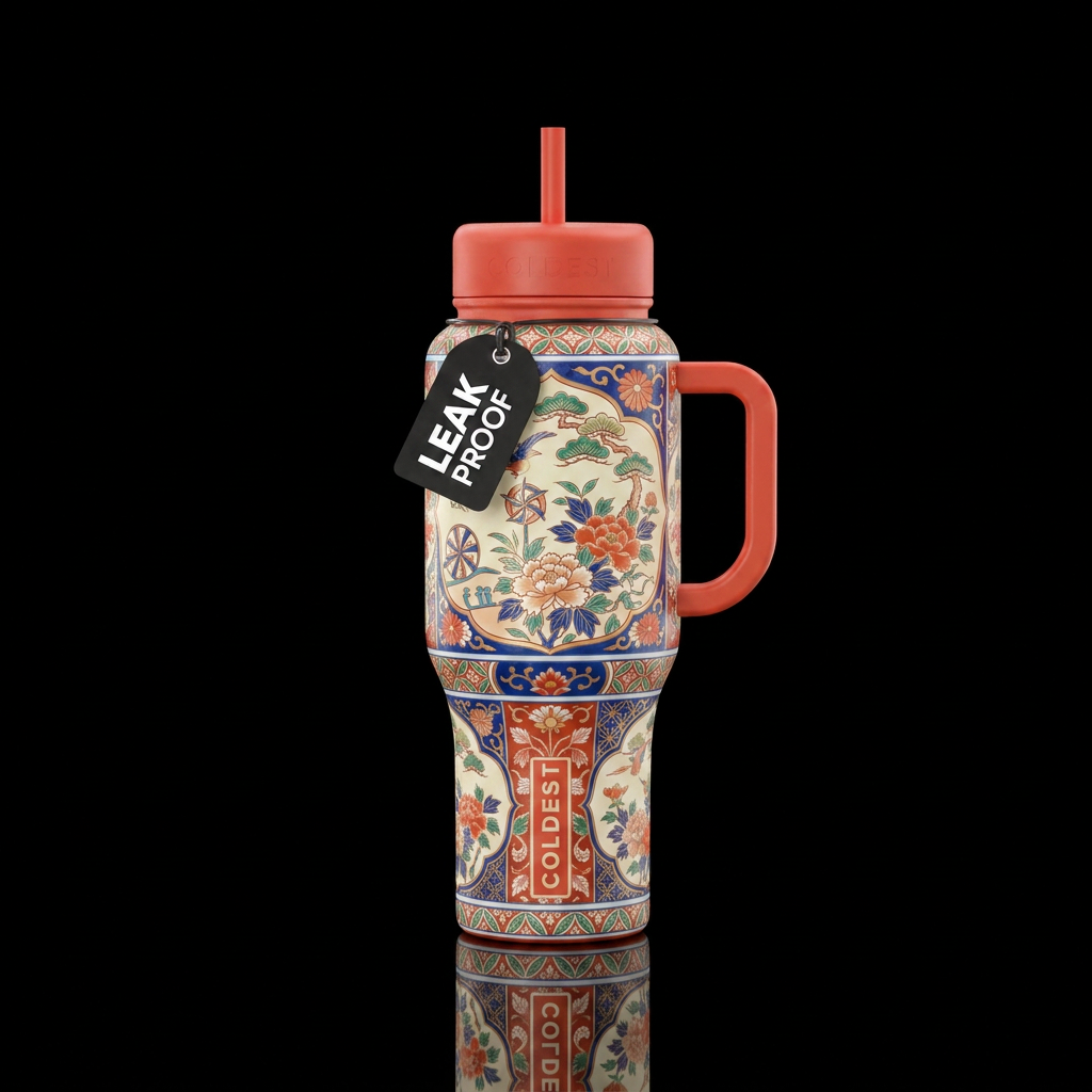 Imari water bottle design