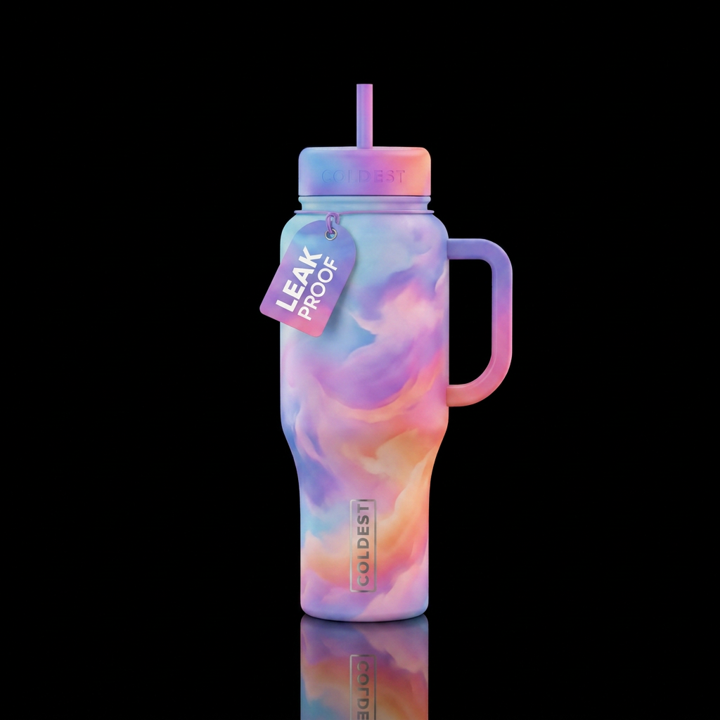 Daydreaming water bottle design