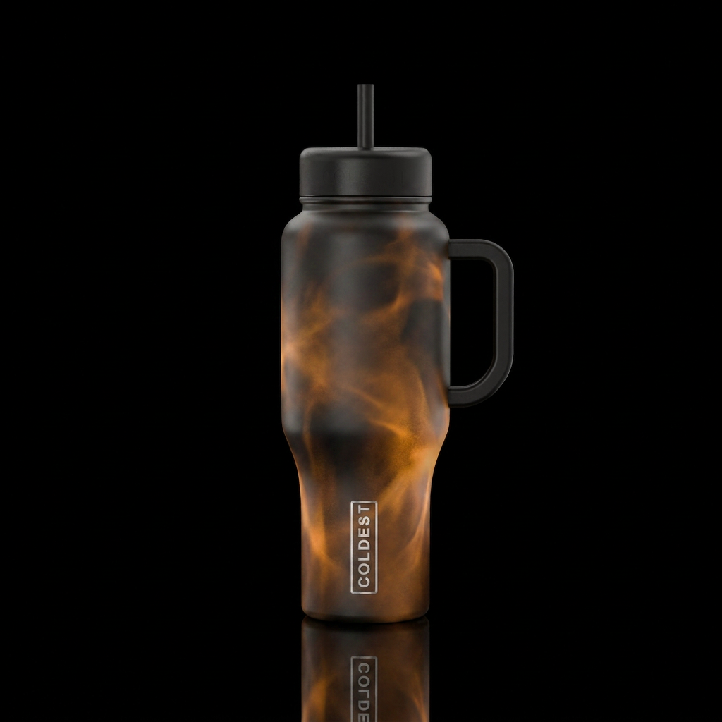Amber Mist water bottle design