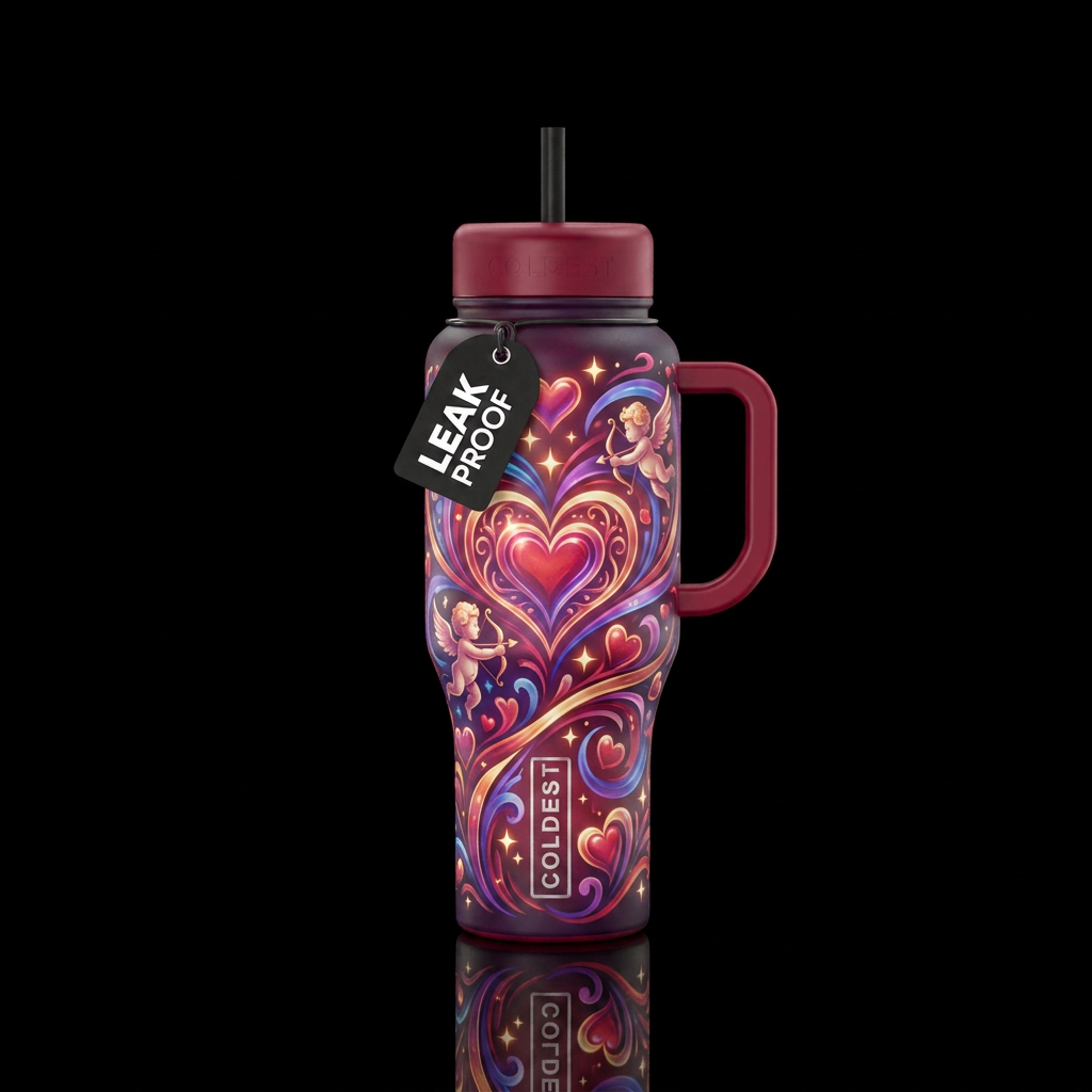 Wish of Love water bottle design