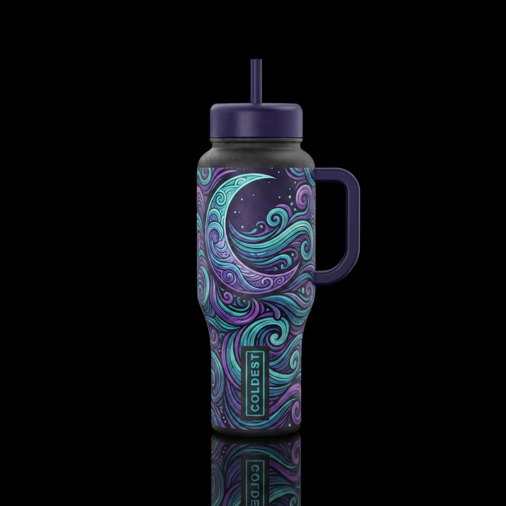 Moonwind water bottle design